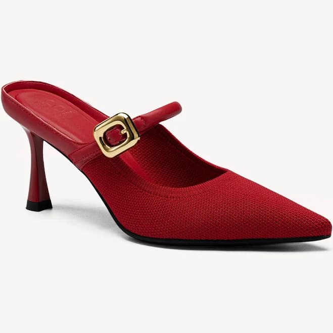 GraceLithe Pointed Toe Heeled Mules