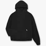 Initial Oversized Hoodie - Black