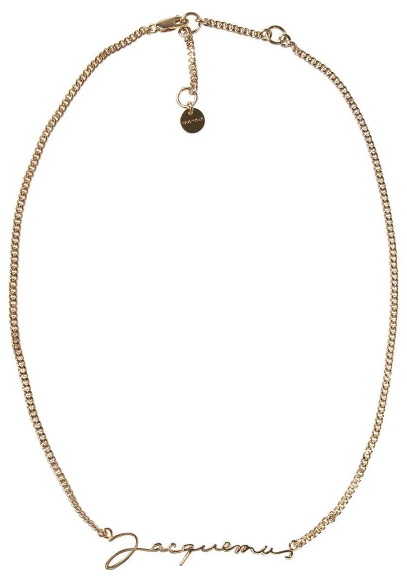 Jacquemus Logo Pendant Necklace
