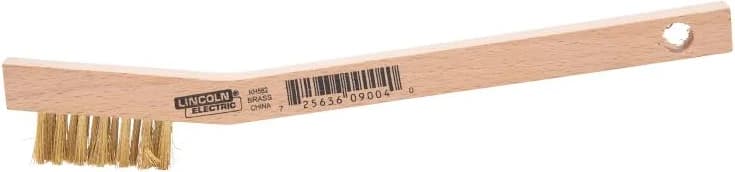 Lincoln Electric Brass Wire Brush 3 x 7-in.