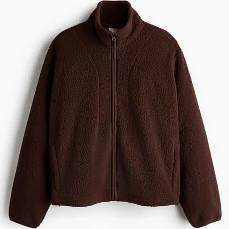 H&M Ladies Teddy Fleece Activewear Jacket