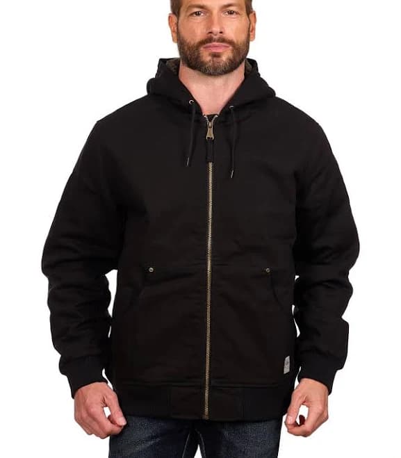 Bass Creek Outfitters Men's Duck Canvas Sherpa Lined Jacket