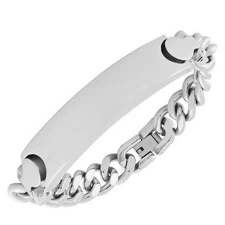 Men's Stainless Steel Link Chain Bracelet