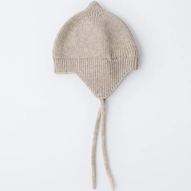 Zara Kids Wool Knit Bonnet