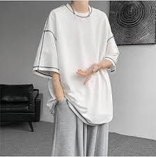 Men Short Sleeve T-Shirt Solid Crew Neck Oversized T Shirt Hip Hop Loose Top Black S | Amazon.com