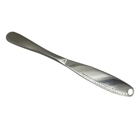 Stainless Steel Butter Spreader Knife 3 in 1 Cheese Grater with Serrated Edge