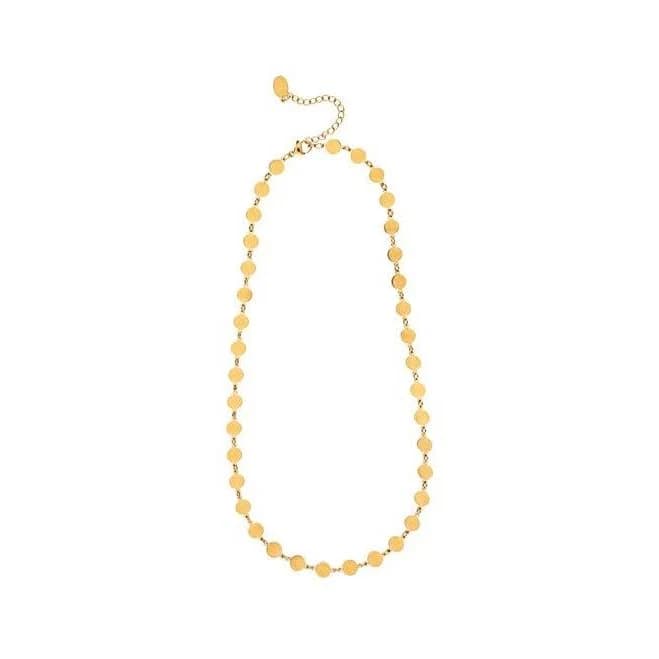 Rivka Friedman 18K Gold Plated Mini Disc Chain Necklace