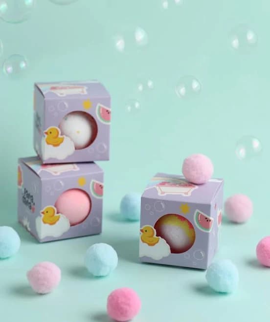 Bath Bomb for Kids - Colorful Fizzy Surprise Ball - Gentle & organic Bubble Bath Gift