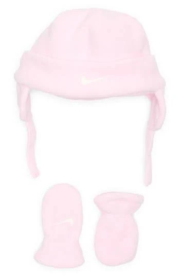 Nike Baby / Toddler Swoosh Fleece Cap & Mittens Set