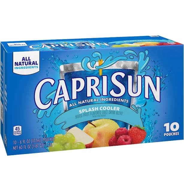 Capri Sun Splash Cooler Juice Drink