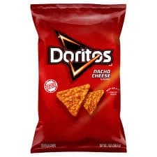 Doritos Tortilla Chips, Nacho Cheese Flavored