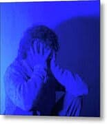Depressed Man Holding His Head In His Hands Photograph by Ed Young / Science Photo Library - Fine Art America