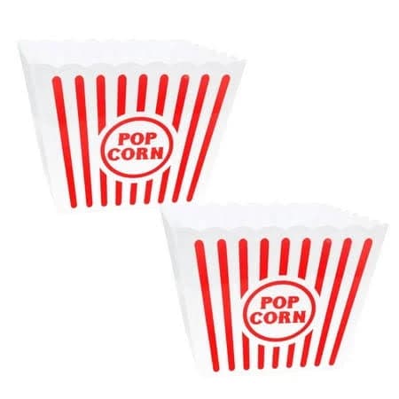 Plastic Popcorn Tubs