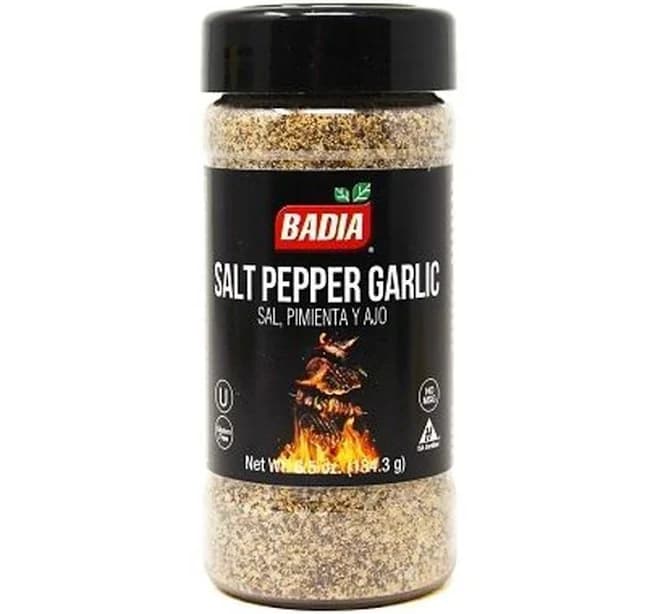 Badia Salt Pepper Garlic 6.5 Ounce (6 per Case)