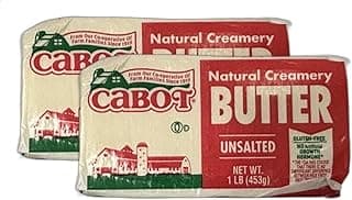 Cabot Block Unsalted Butter -1 LB Pack of 2