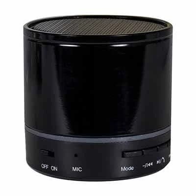 Custom Printed Wireless Cylinder Bluetooth Speaker with LED Light