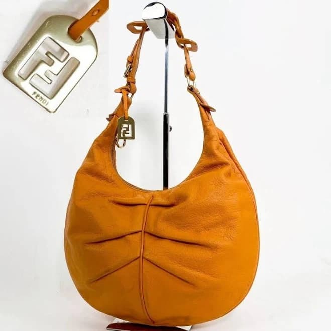 Fendi Ff Logo Shoulder Bag