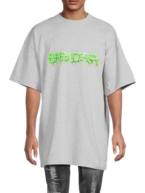 Balenciaga Slime Logo Oversized T-Shirt