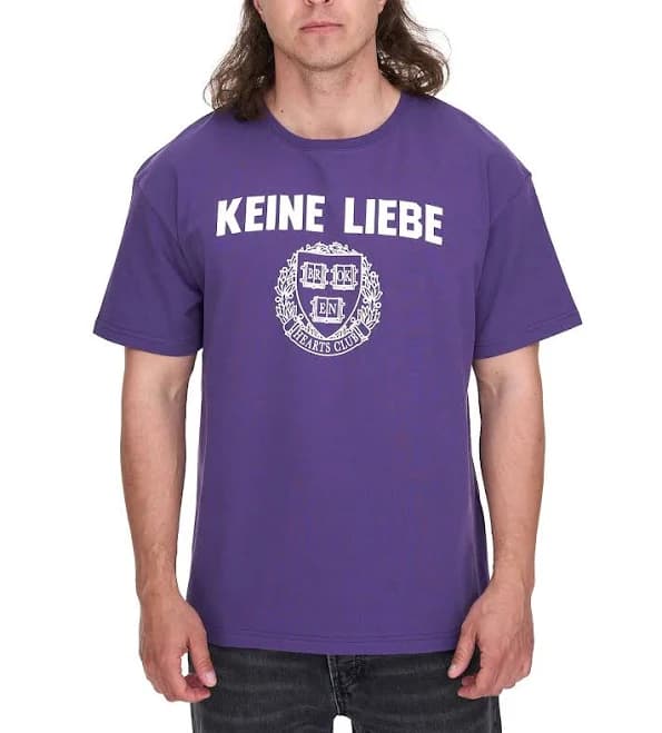 Keine Liebe Men's Brocken-Heart- Club Crest T-Shirt