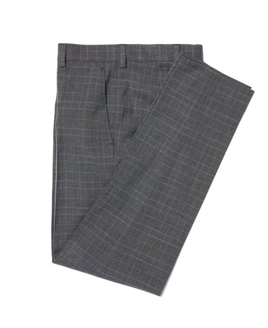 Ralph Ralph Lauren Men's Classic Fit Flat Front Check Performance Trousers