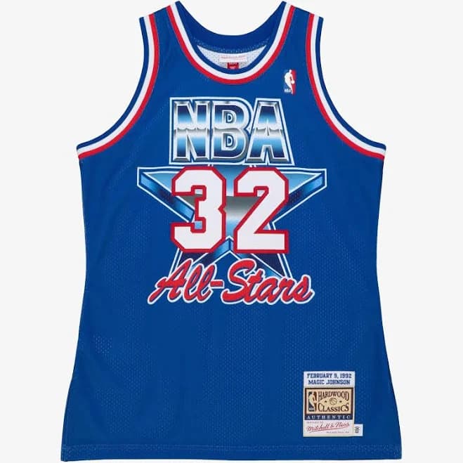 Magic Johnson 1992 NBA All-Star Game Authentic Jersey