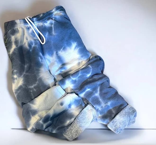 Tie Dye Fleece Sweatpants with Pockets