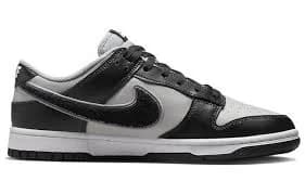 Nike Dunk Low Chenille Swoosh Black Grey - DQ7683-001 Size