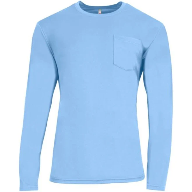 A4 Sprint Long Sleeve Pocket Tee Men's n3521