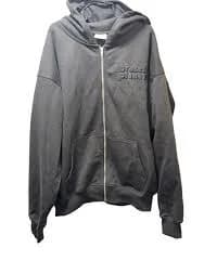 Broken Planet Basics Zip-Up Hoodie - Large / Soot Black