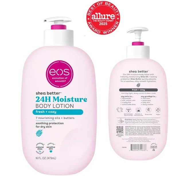 Eos Shea Better 24-hour Moisture Body Lotion – Vanilla Cashmere |