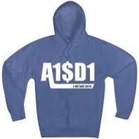 A1$D1 Hoodie (Royal Blue X White) (XXL)