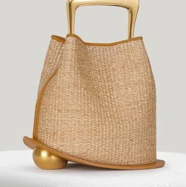 culbia Ozzy Raffia Bag
