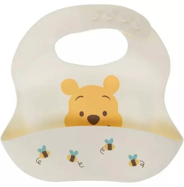 Winnie The Pooh Silicone Baby Bib