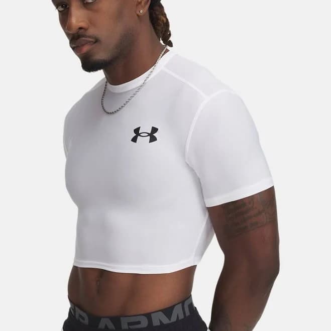 Under Armour Men's HeatGear OG Compression Crop T-Shirt