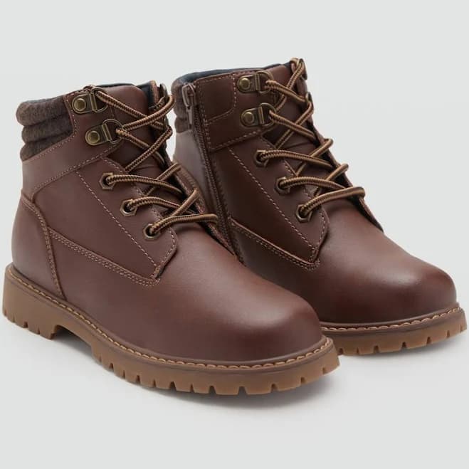 MANGO Kids Mountain Boots with Zipper