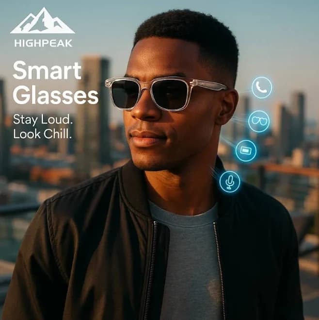 HighPeak Wireless Smart Glasses