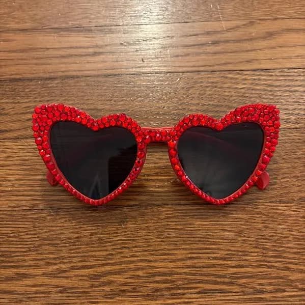 Cat Eye Rhinestone Sunglasses