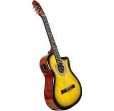 39” Electro Acoustic Cutaway Guitar,Sun Burst (ACG-3910CEQ-SB)