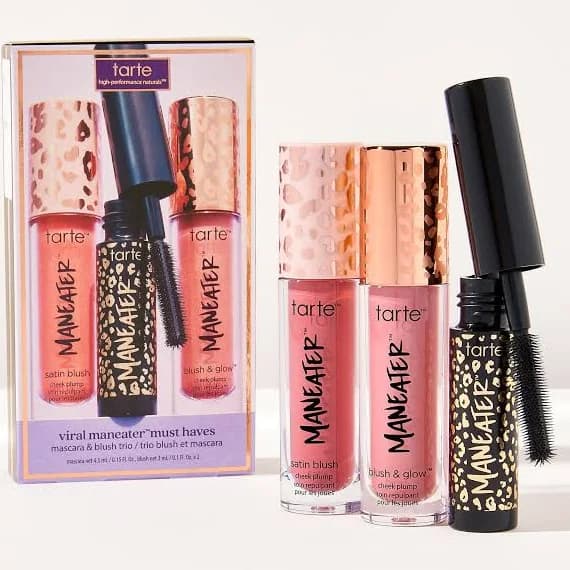 Tarte Viral Maneater Must- Haves Mascara & Blush Trio