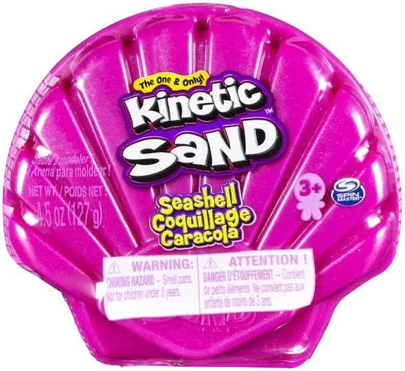 Kinetic Sand Seashell 4.5 oz Pink