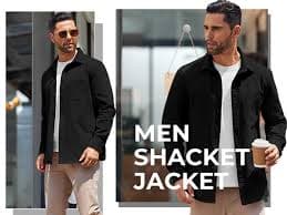 Amazon.com: COOFANDY Mens Lightweight Button Down Shirt Jacket Casual Shacket Overshirt : Clothing, Shoes & Jewelry
