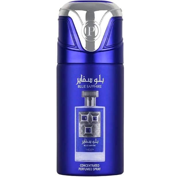 Blue Sapphire Deodorant Body Spray 250ml by Lattafa – Unleash Freshness and Elegance