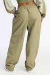 New Era Colorblock Track Pant - Sage | Fashion Nova