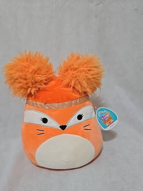 11" Squish-doos Squishmallows Mallora Orange Fox Soft Plush Pillow Toy
