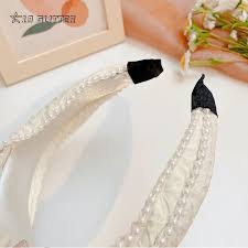 2024 Korean Style Hair Bands for Women Wide-brimmed Sponge White Headband Fashion Elegant Hair Band - AliExpress
