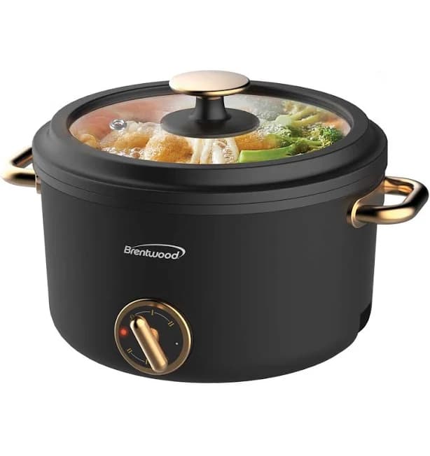 Brentwood 700-Watt 2.6-Qt. Multifunction Electric Hot Pot Cooker Food Steamer