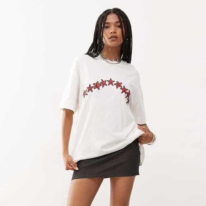 COLLUSION Star Graphic Tee