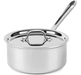 All-Clad D3 Stainless Steel Saucepan with Lid