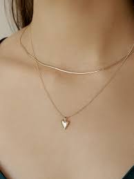 LUNNE]Reversible LOVE Pendant LFP02 (14K Gold)
