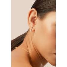 Diamond Marquise Drop Earrings in 14k Solid Gold and Diamond | Jewellery by Monica Vinader US